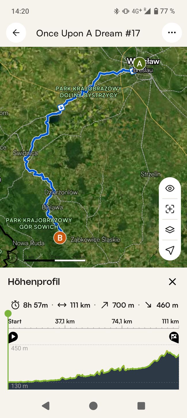 Maplibre | © komoot | Map data © OpenStreetMap Contributors