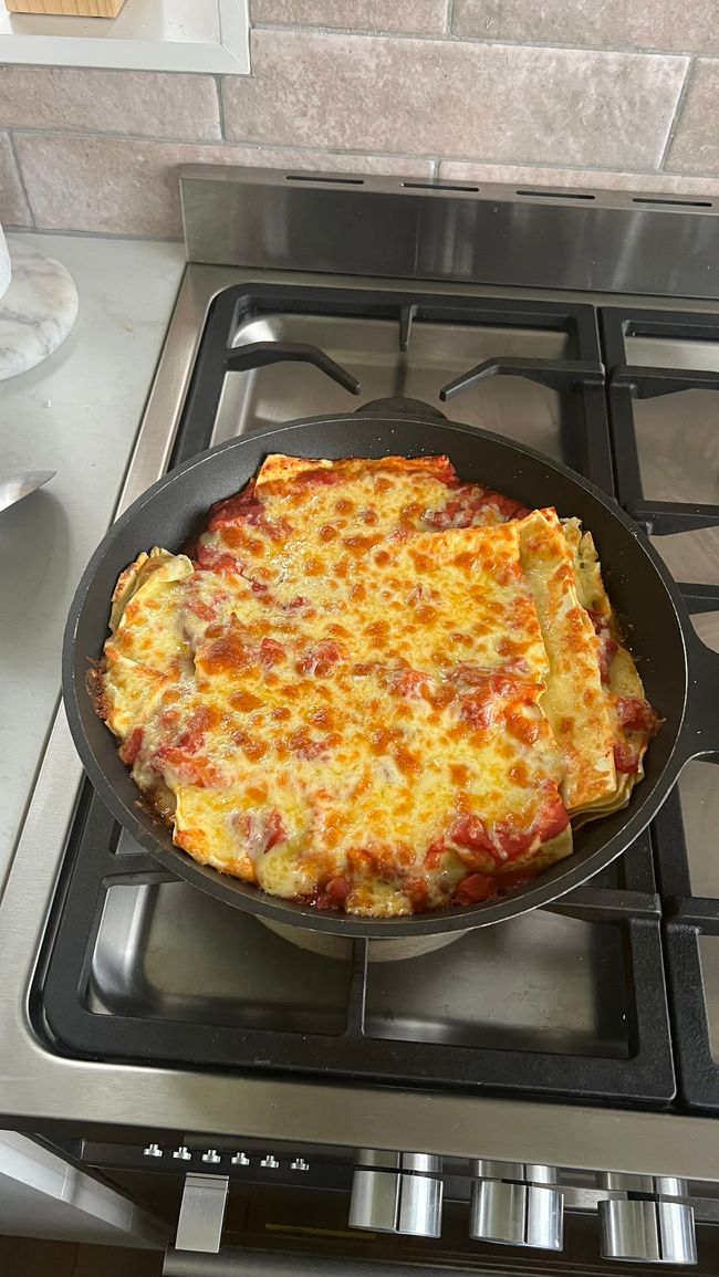 Aber auch wir selber kochen gut - Spinat-Frischkäse Rollen aus der Pfanne