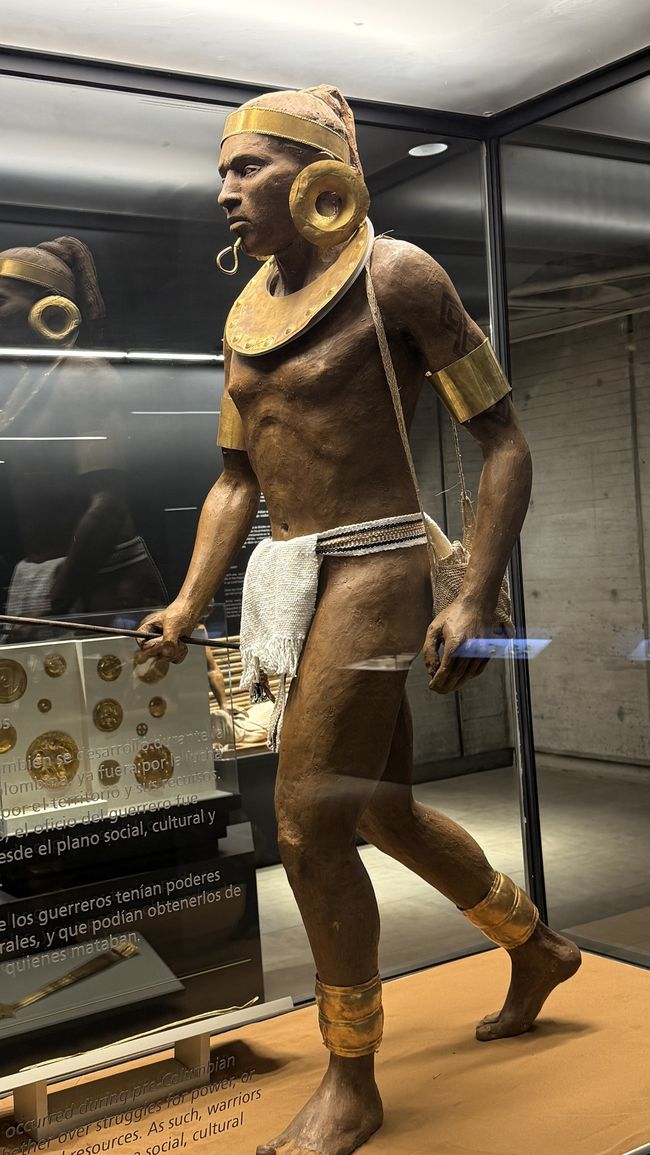 Museo de Oro Precolombino - der Krieger
