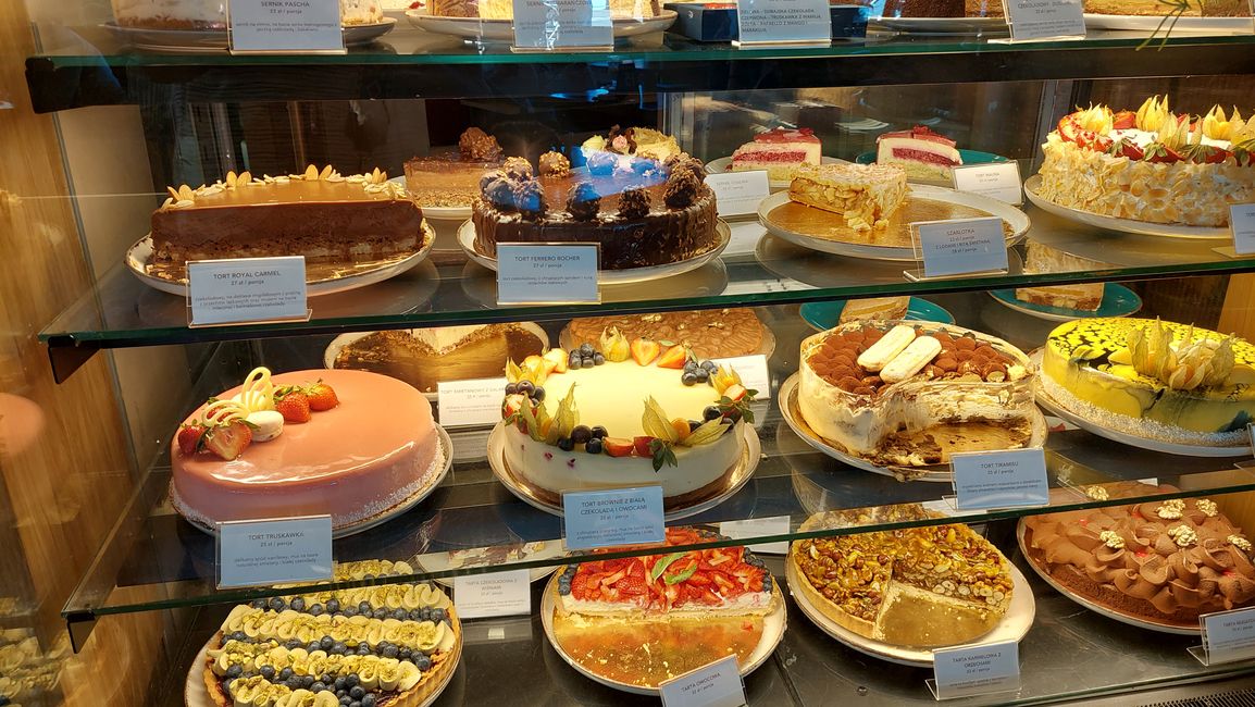 Buffet di dolci a Jastarnia