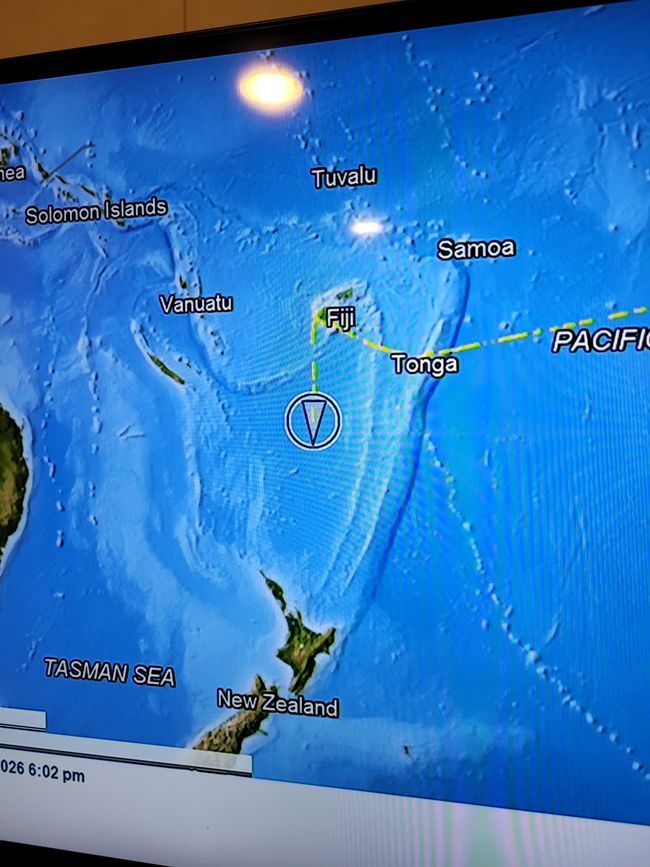 Giorno 75 a 77 di 175: Crociera intorno al mondo - Giorni in mare tra Fiji e Nuova Zelanda