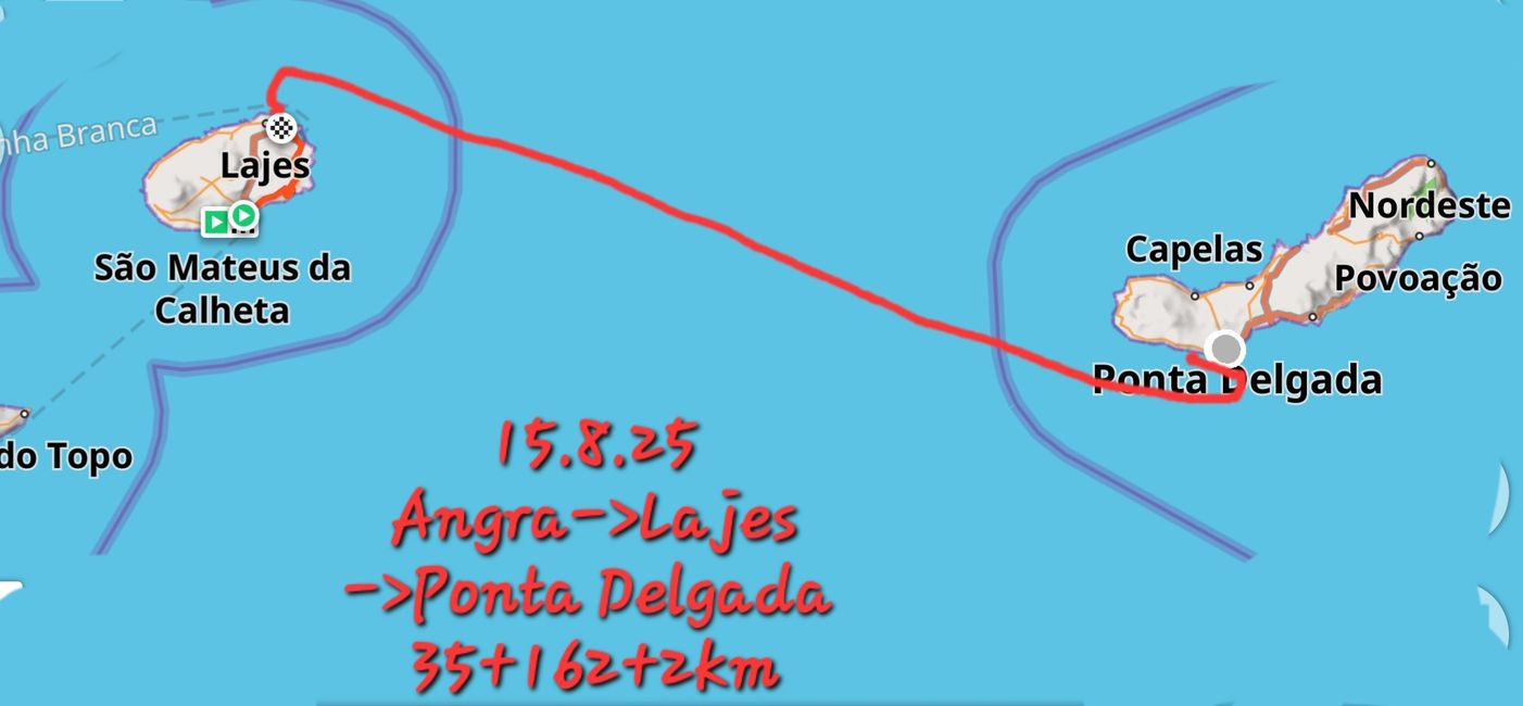 15.8.25 zurück nach São Miguel