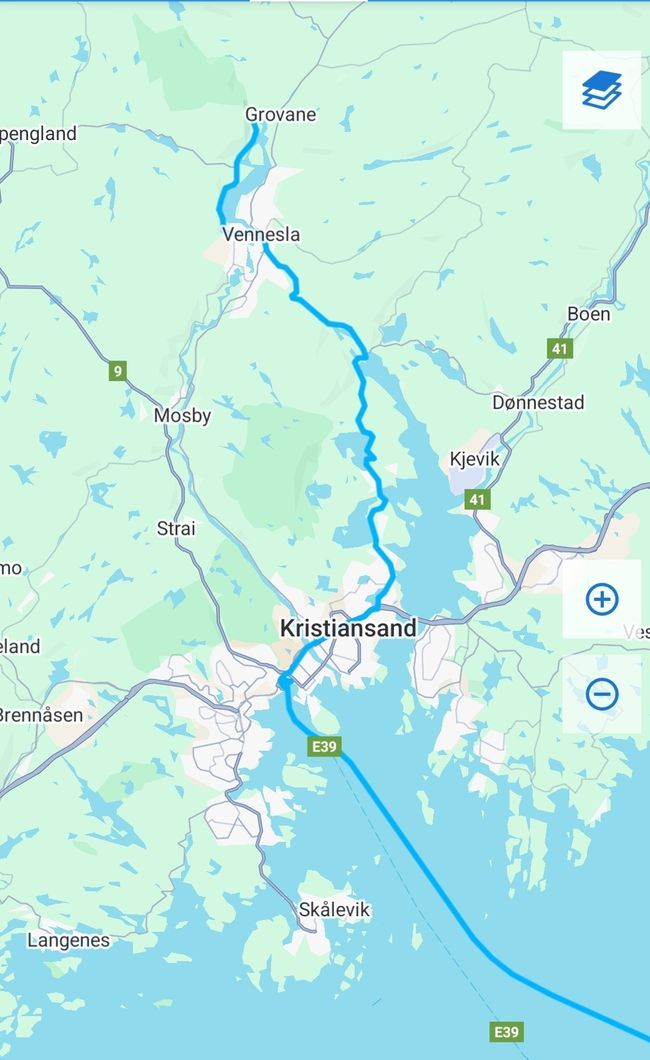 Enfin la Norvège jour 1