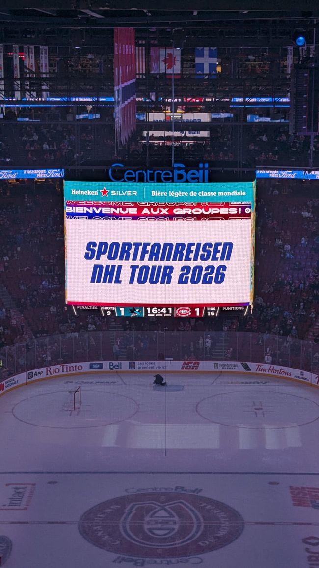 Mont-Royal y los Canadiens de Montréal contra los San Jose Sharks