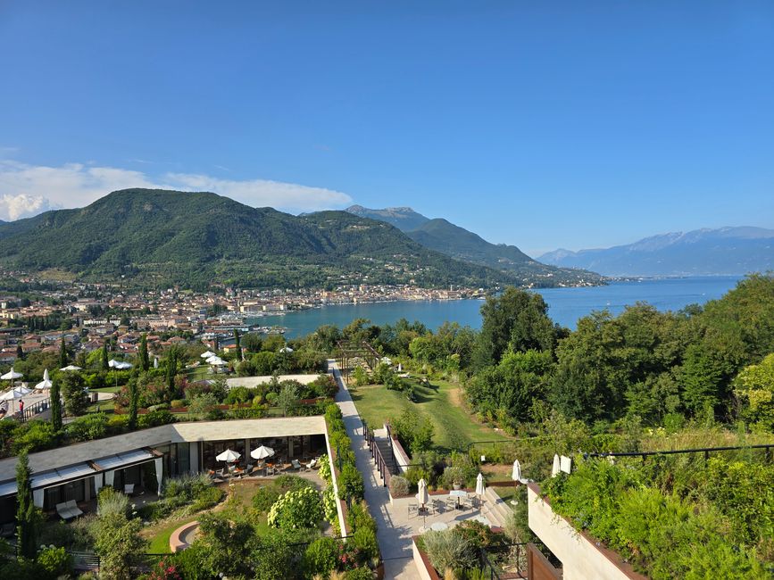 Blick vom Balkon