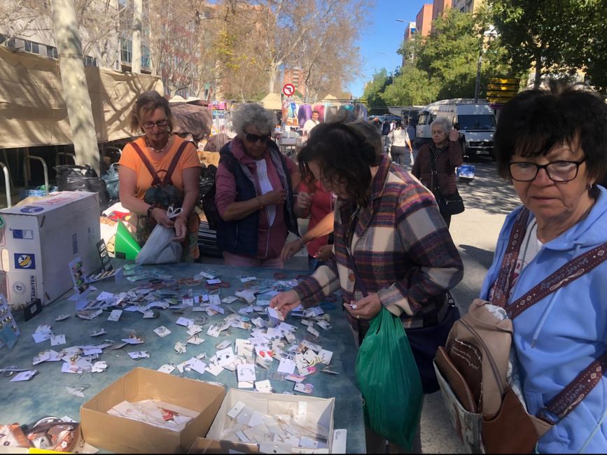 Ragazze al mercato di Murcia Moni e Maria
