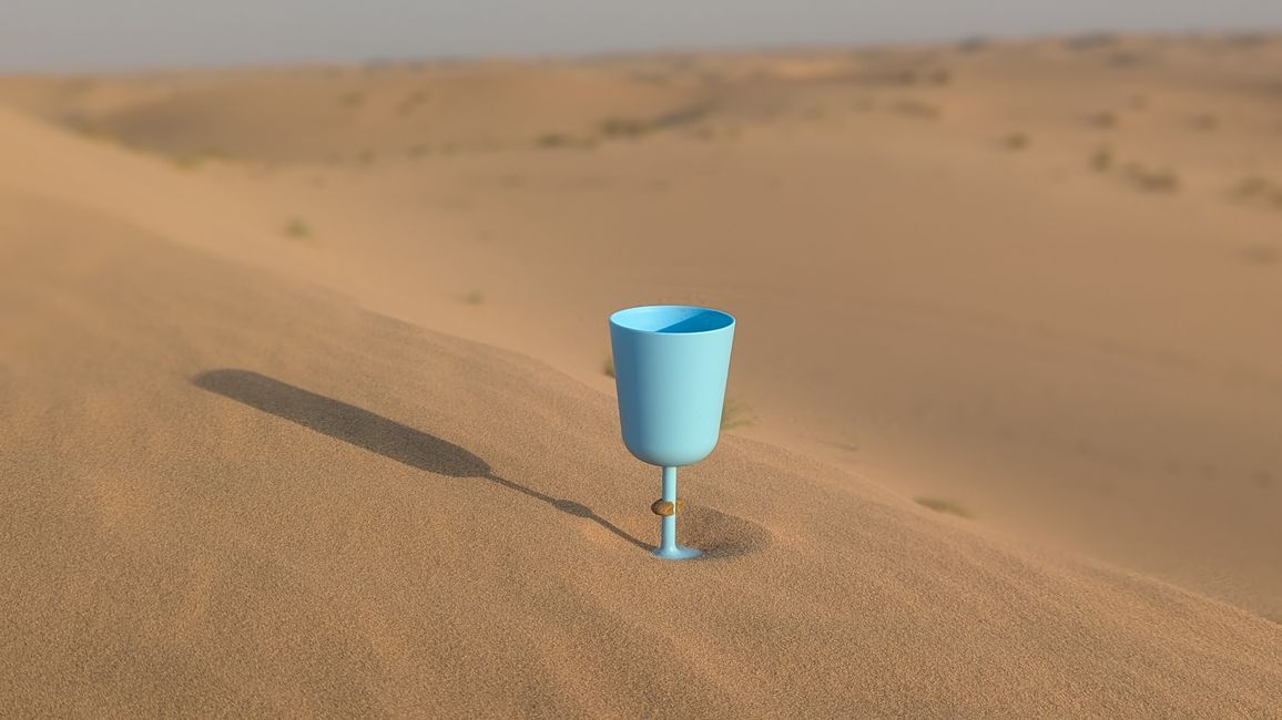 Con el proyector la película se proyecta en la duna