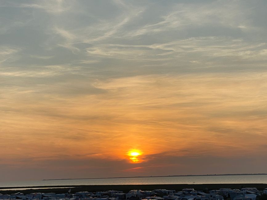 Und dann verabschiedete sich die Sonne für diesen Tag