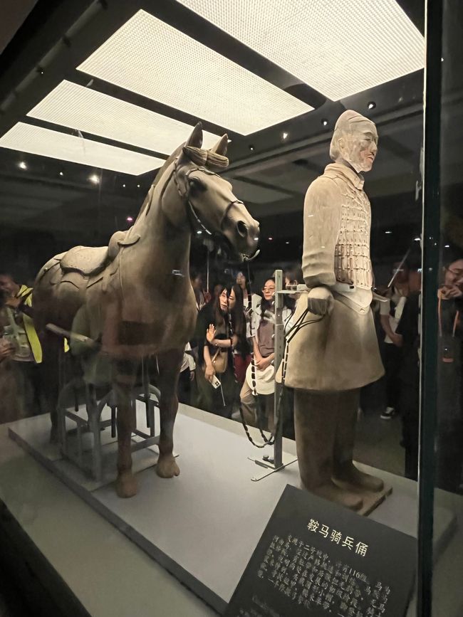 Krieger mit Pferd, alles 2200 Jahre alt