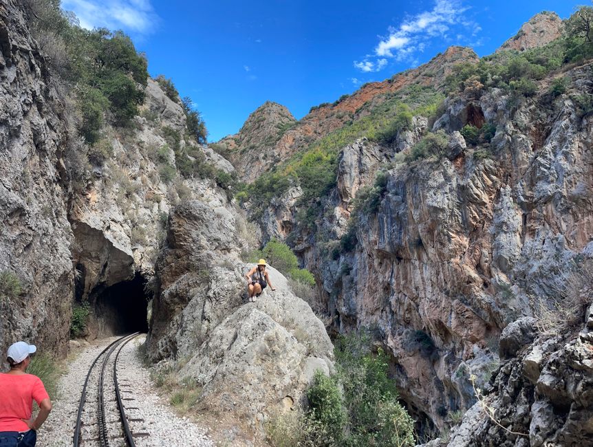 Hiking in the Vouraikos Gorge