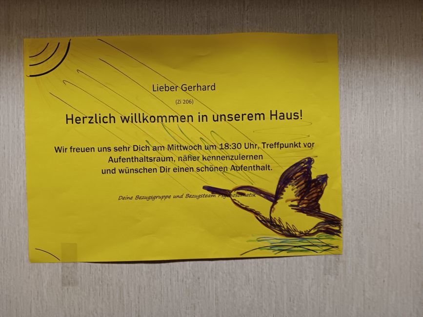 Ankunft am Mittwoch, 8.Mai