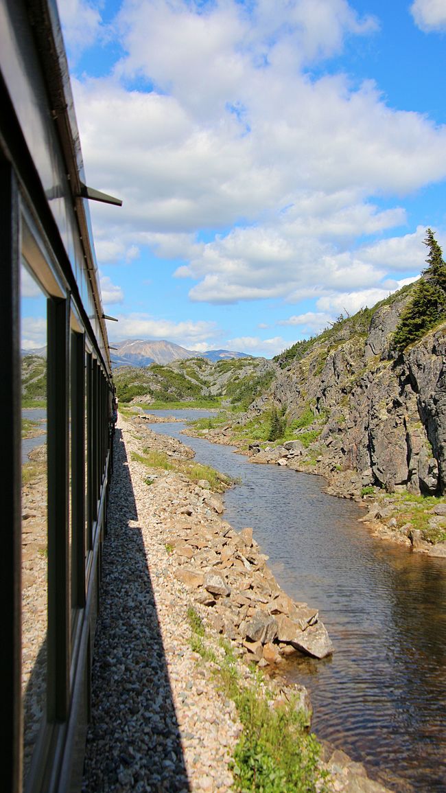 Etiqueta 22: ¡Rumbo a Alaska! Un deslizamiento de tierra, el White Pass y trenes largos