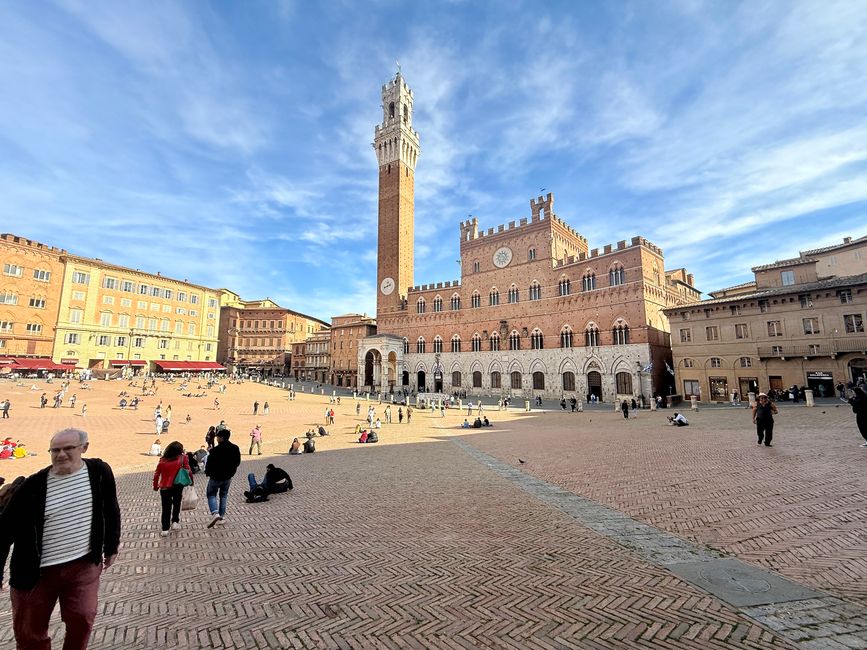 Muschel-Platz in Siena.