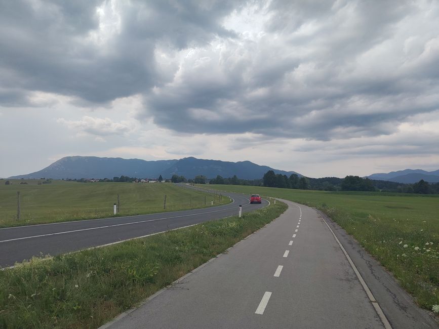 Und in der anderen Richtung sieht's ähnlich aus