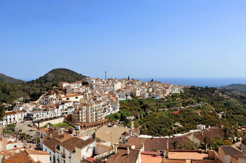 Blick über Frigiliana