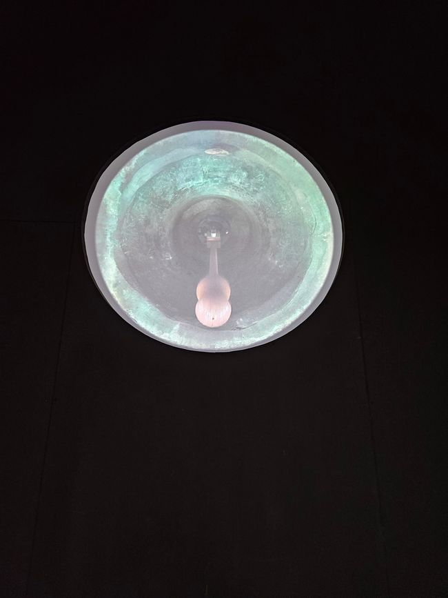 Deutscher Pavillon mit virtueller Endzeitglocke