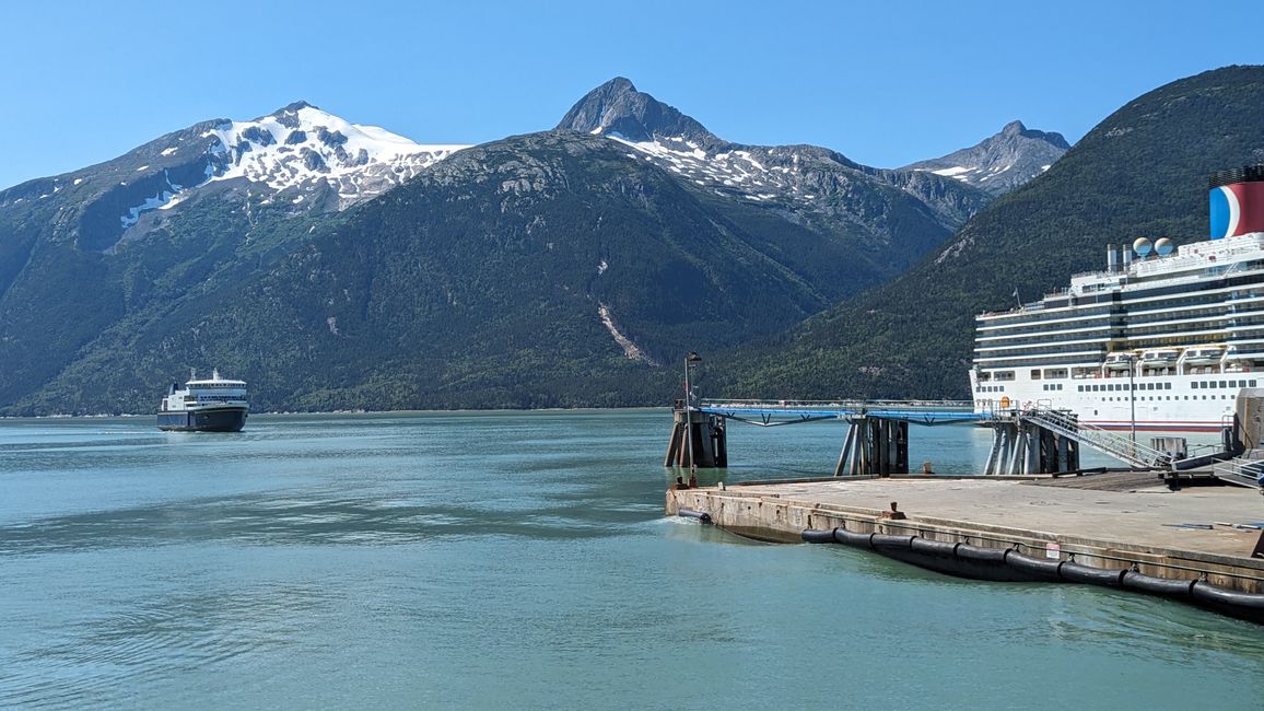 Day 23: Skagway - Haines: the big sweating in Alaska begins!