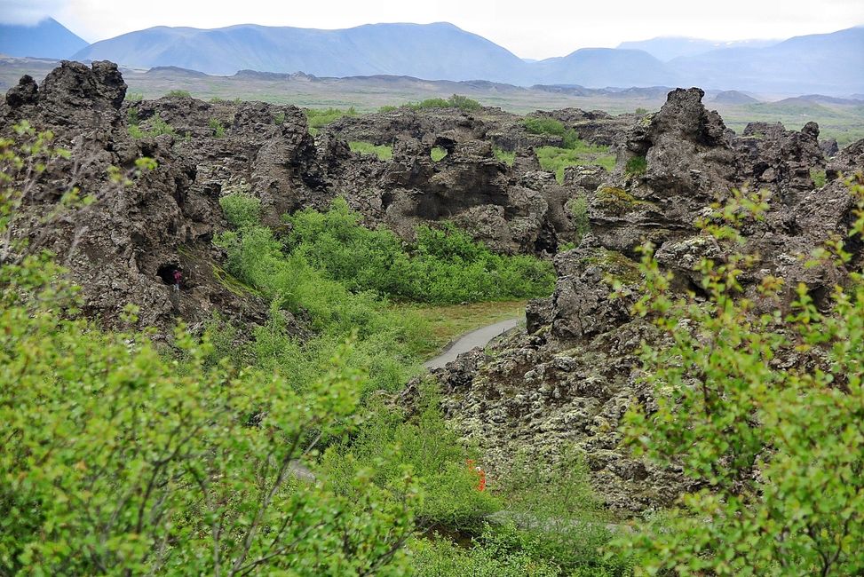 Dimmuborgir, eine Lavaebene