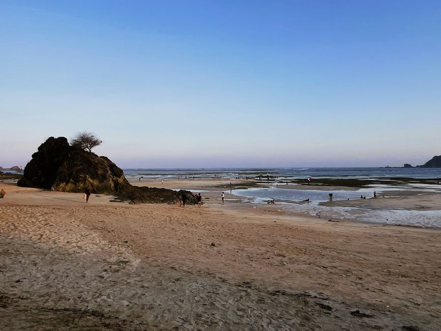 Rochers à Kuta Beach