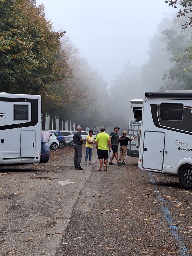 Anfahrt zum Campingplatz 