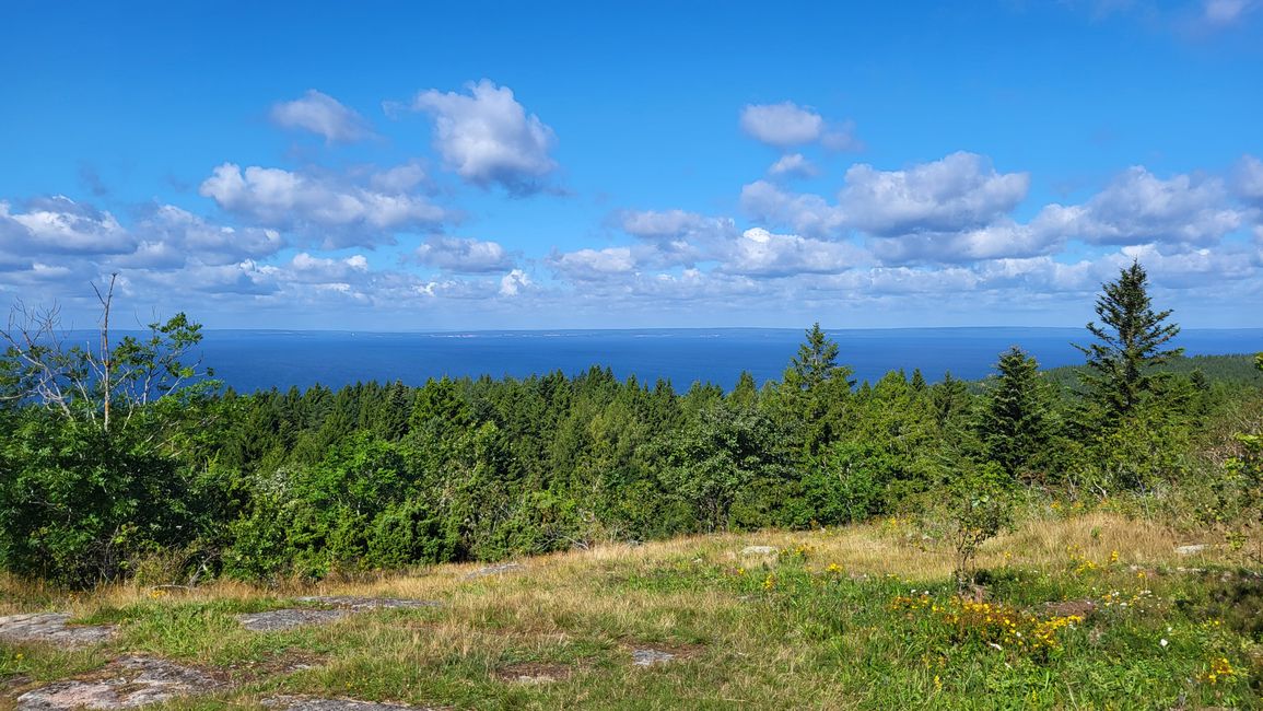 Ausblick Wanderung Omberg