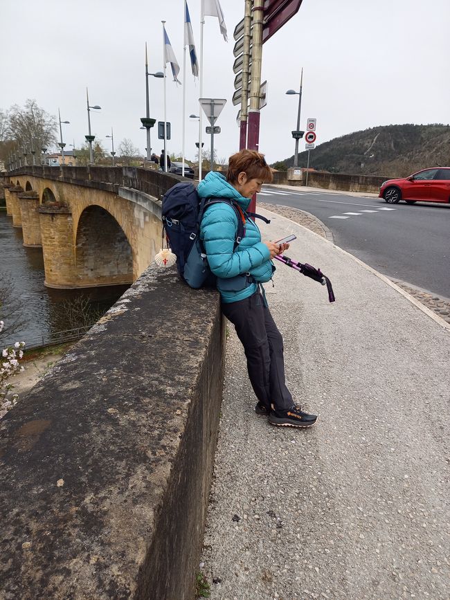 Arrival in Cahors