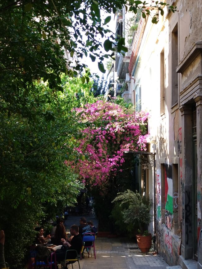 Tag 1: Ankunft in Athen und Abendessen mit Christos Avramidis (Journalist)