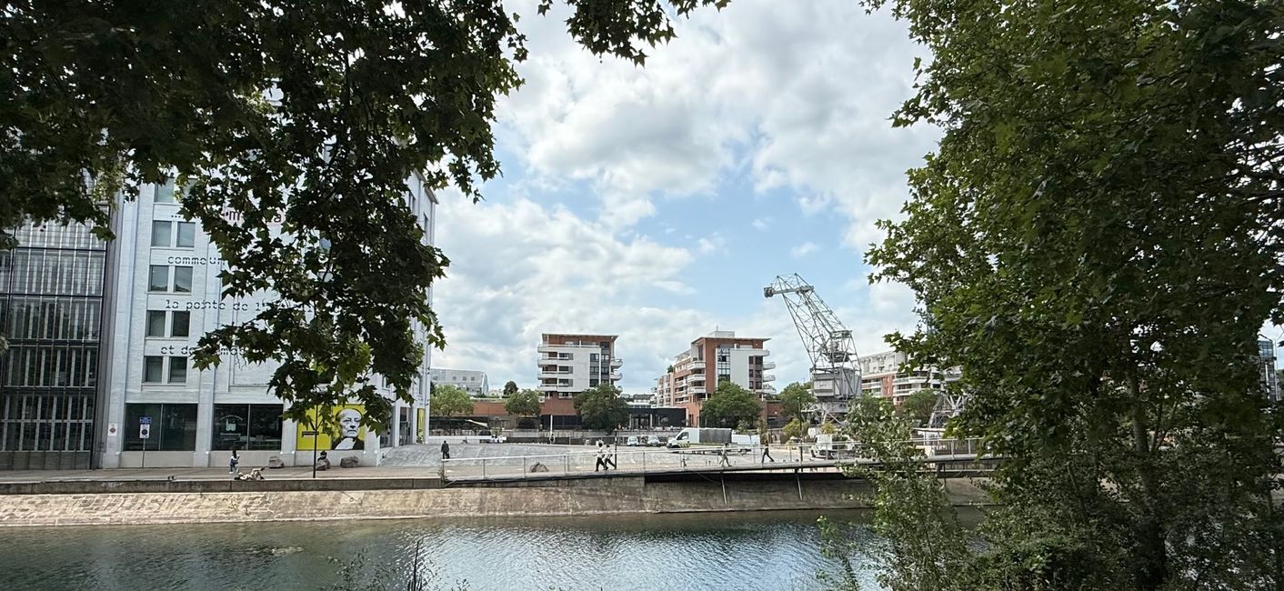 Urbanisation dans le vieux port de Strasbourg