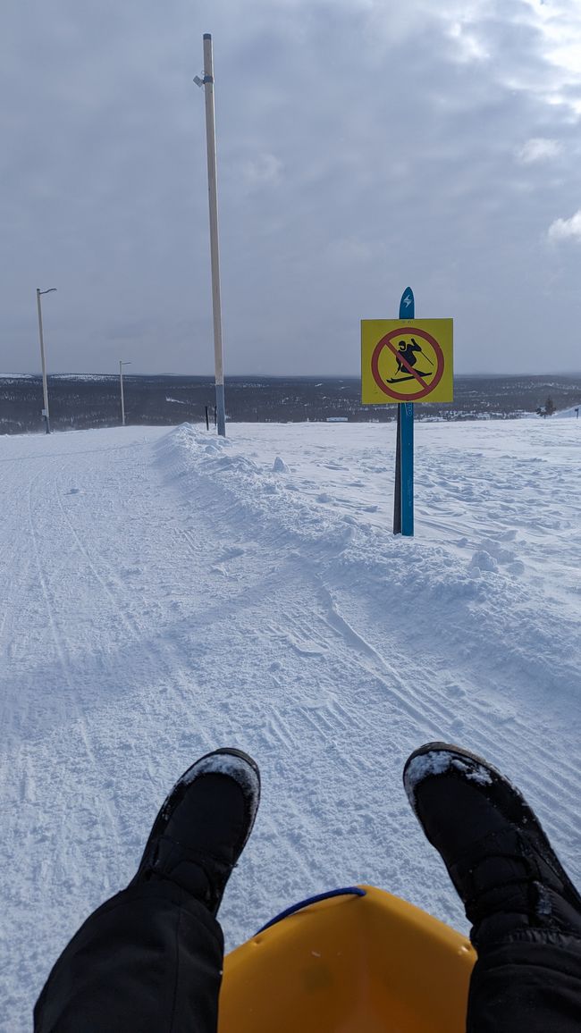 Day 11 Husky sledding & tobogganing fun in Saariselkä