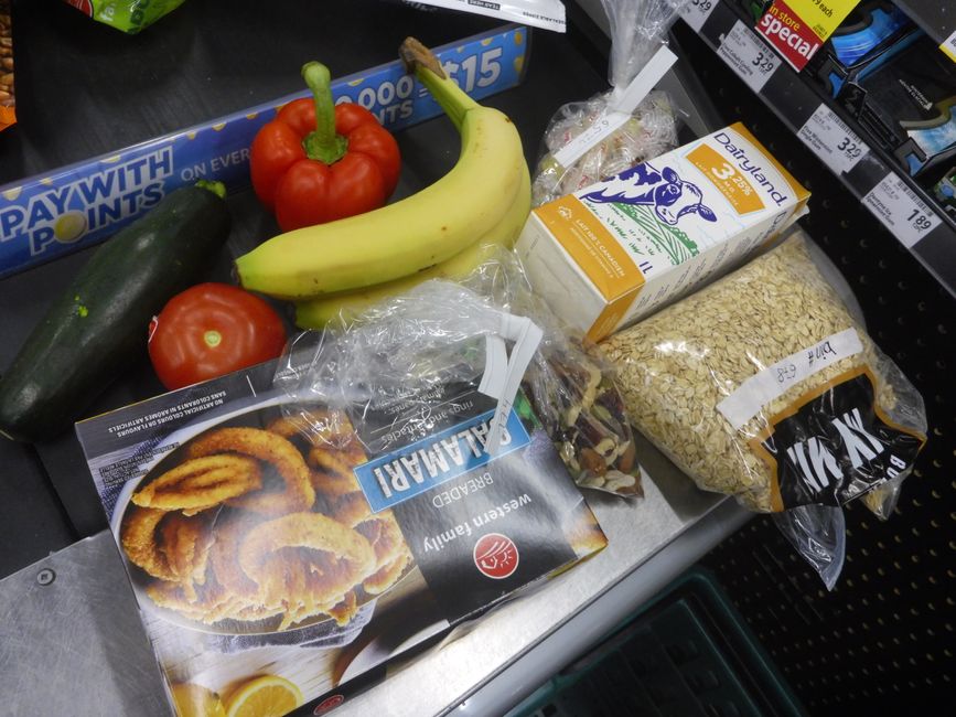 Mein Einkauf = 17 €