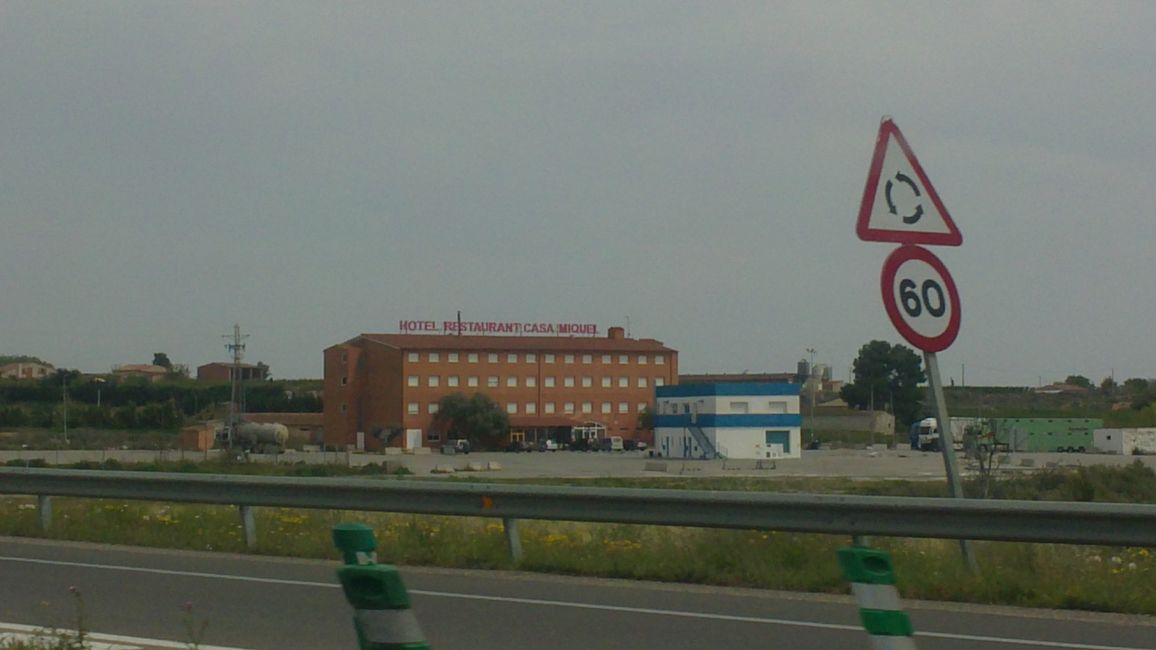 Foto dalla mia auto a Lleida (Catalogna, Spagna) (aprile 2019)