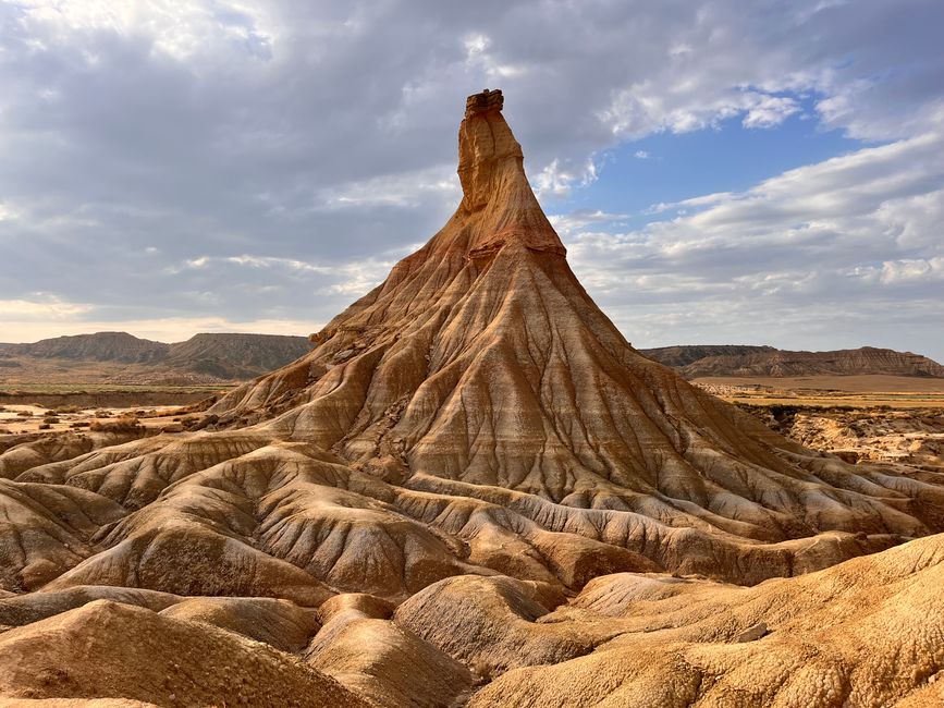 Das Fotohighlight der Bardenas Reales - der Castill de Tierra