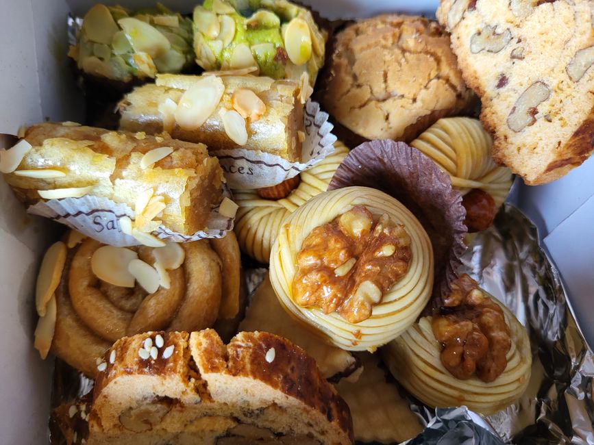 Gebäck von der Pâtisserie des Princes