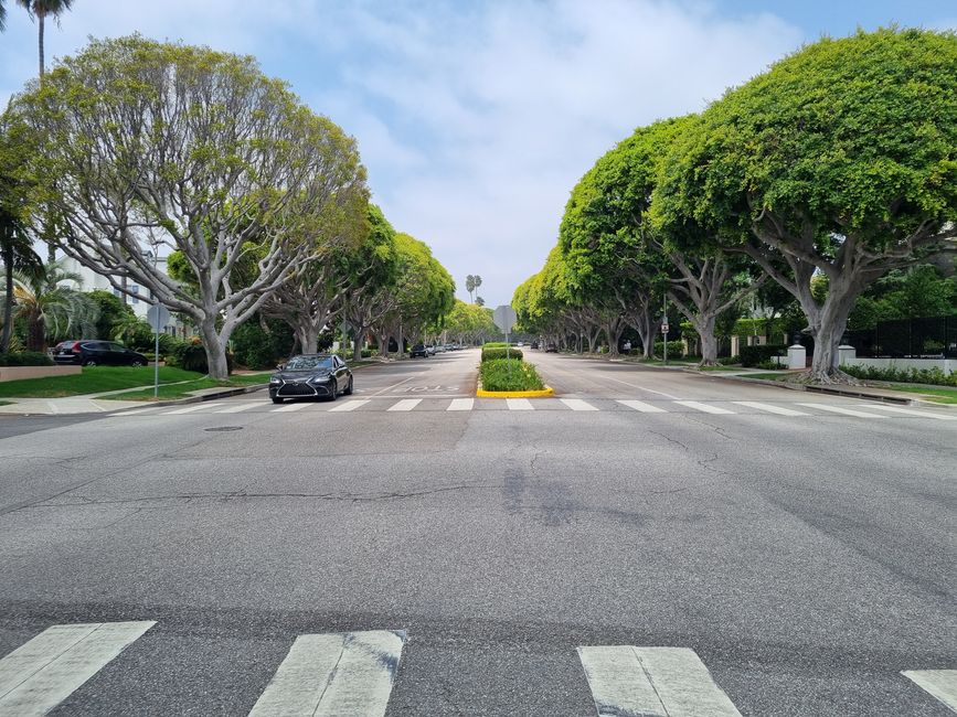 Kalifornien 2025, Tag 2, Hollywood, Beverly Hills und Santa Monica Pier