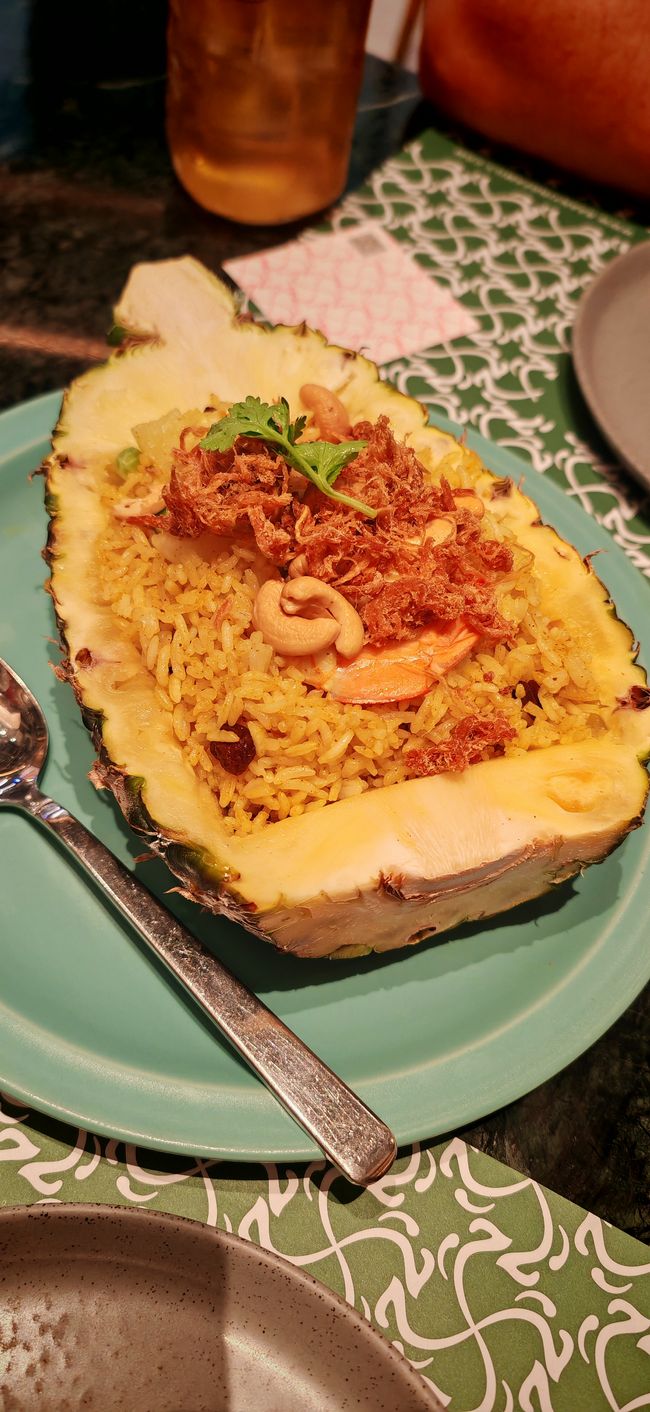 Reis mit Ananas (nicht mein Essen)