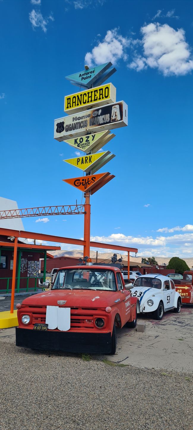 28.09. Route 66 und Ankunft Unterkunft Grand Canyon