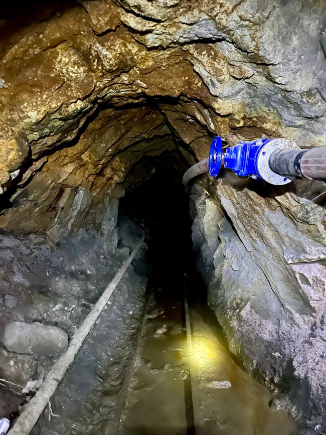 Und immer tiefer in den Berg hinein 