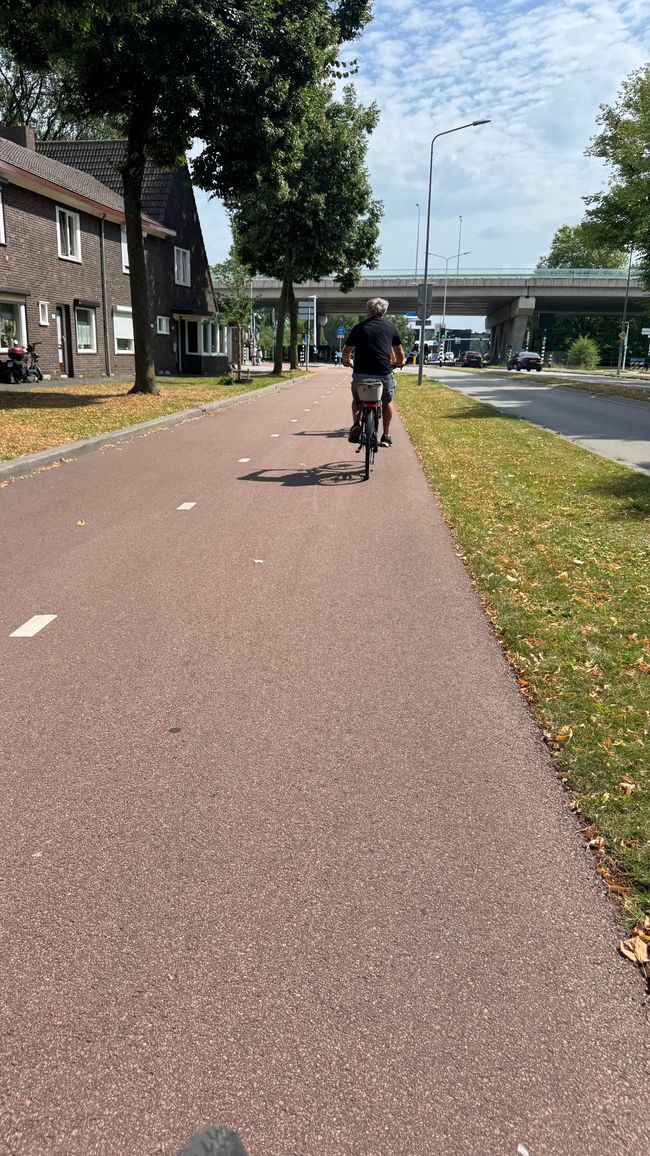Radweg in Maastricht