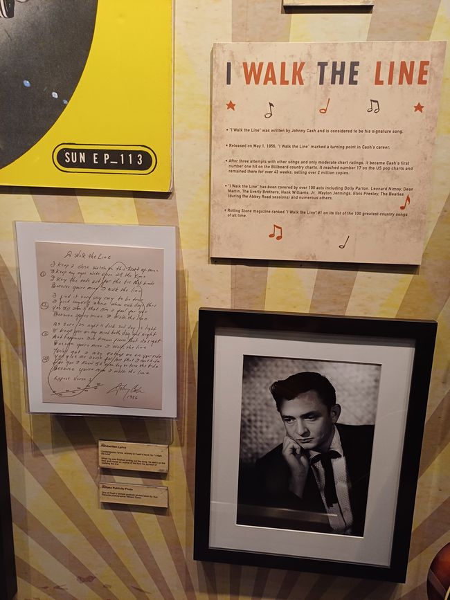 "I walk the line" - Johnny Cash
