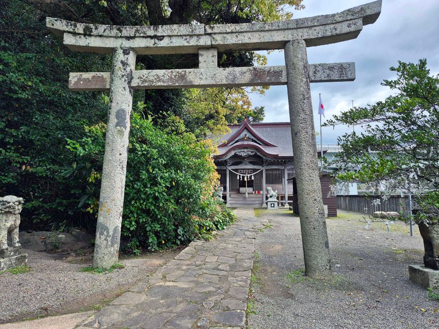 Tateiwa Shrine zu Ehren von Jimmu