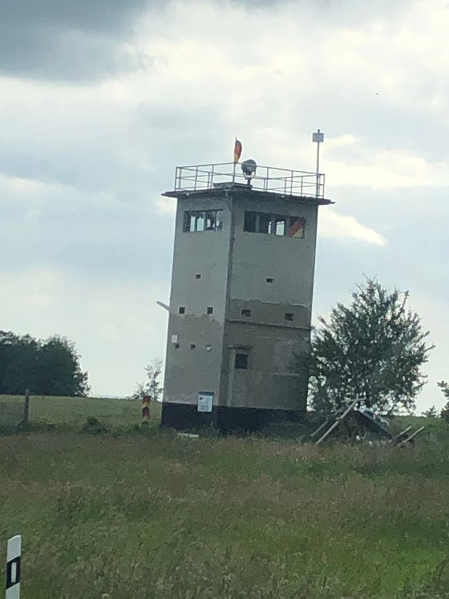 An old GDR watchtower