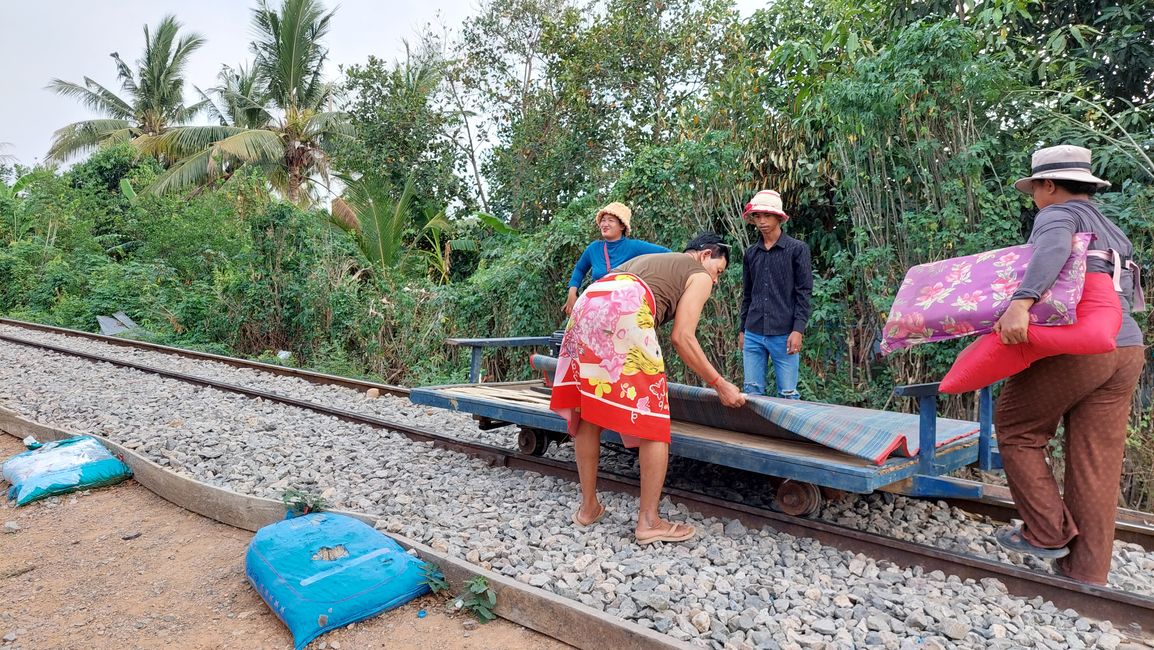 Train en bambou