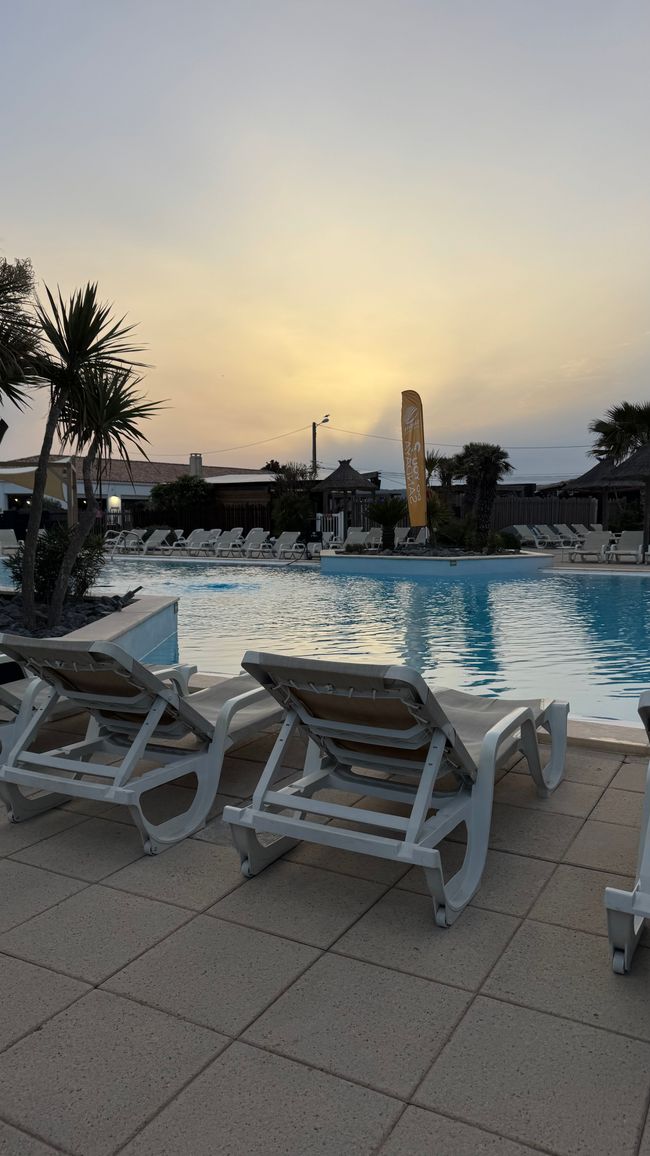 Pool am Campingplatz 