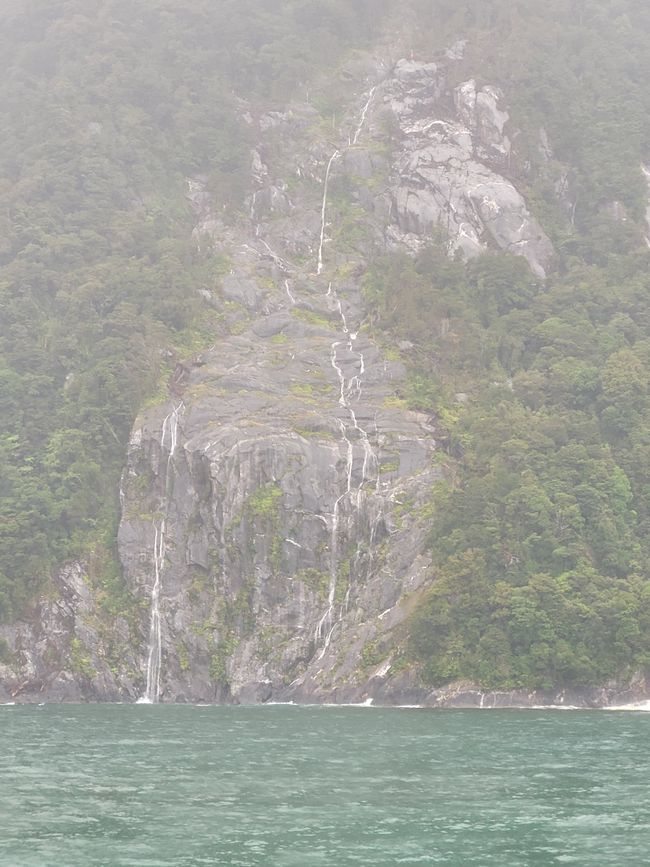Tag 87 von 175: Kreuzfahrt rund um die Welt - Kreuzen im Milford Sound/Neuseeland