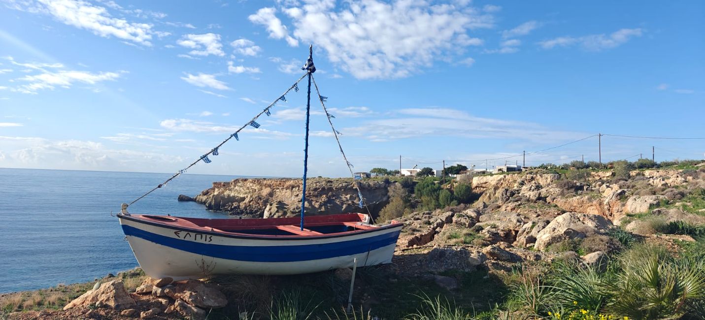 Parkplatz am Staousa Beach