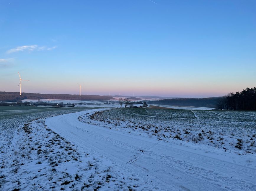 Wie kalt wird es wohl heute Nacht bei der Heimfahrt 🚲 sein?