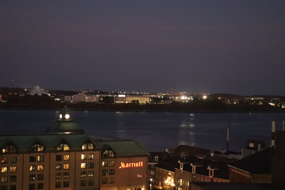 Blick vom Hotelzimmer