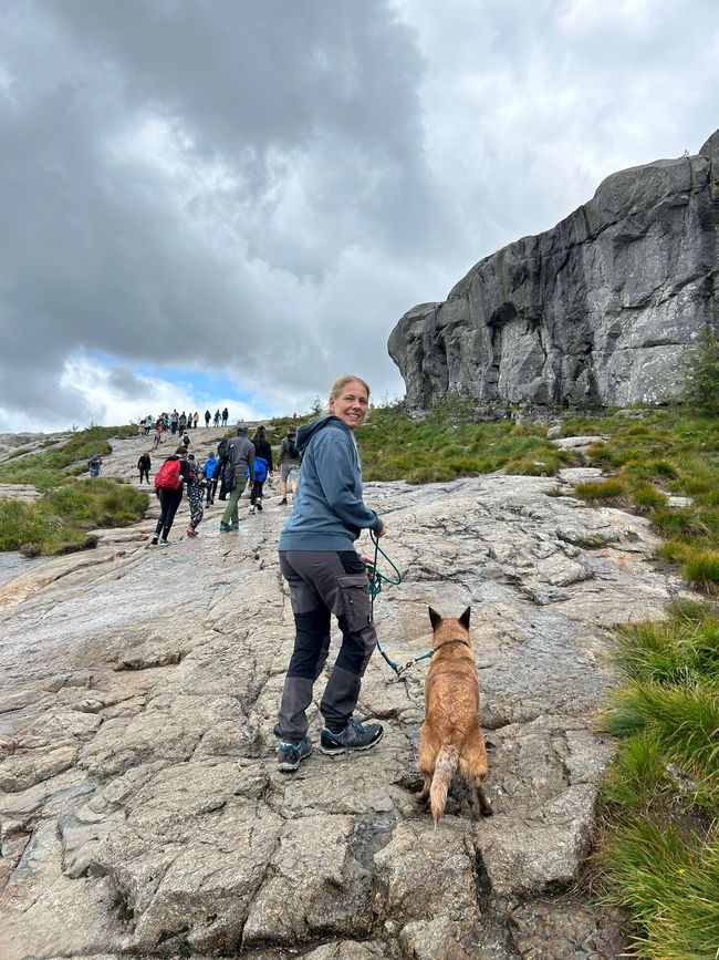 Days 5 and 6 - via Stavanger to the Preikestolen Campsite