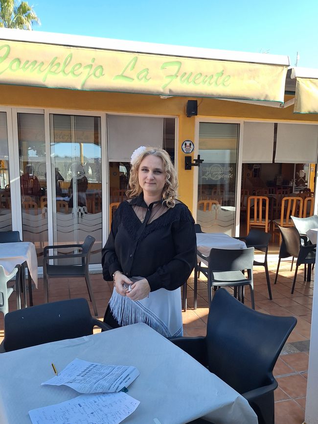 Isabella ci ha preparato un tavolo