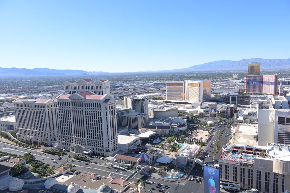Blick vom Eiffelturm - Caesars Palace